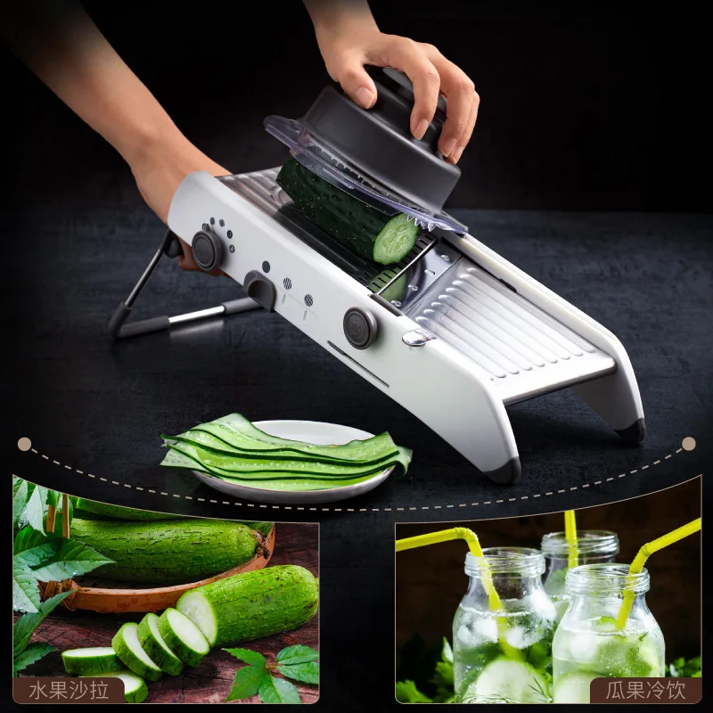 

Stainless Steel Multi-Function Vegetable Chopper Household Chopping Artifact Potato Shredder Kitchen