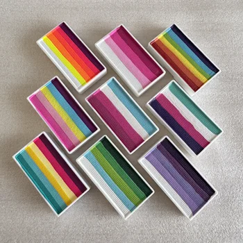 20g Water Activated Split Cake Face Painting Rainbow Body Paint For Kids Audlts Festival Halloween Holiday Makeup