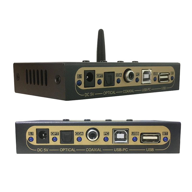 5.1 Audio Decoder DTS AC3 Audio Converter SPDIF Toslink Coaxial PC USB Flash Bluetooth 5.0 Decode for Home Theatre
