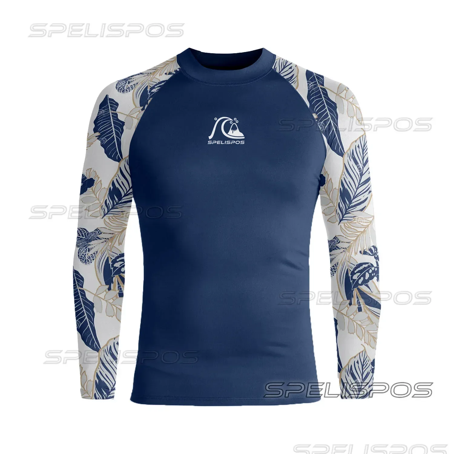 Men's Long Sleeve Surfing Shirt Rashguard UV Sun Protection Basic Surfing Suit Swimwear UPF 50+ Diving Gym Clothes