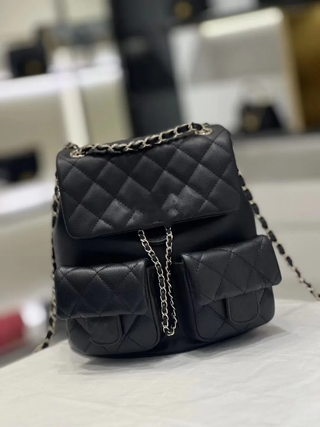 thumbnail image 1 of Mochila de piel de oveja Duma 23A de alta calidad a la moda, minimochila de mujer, bolso de cuero auténtico para mujer, bolsos para ATV UTV, almacenamiento, 1 of 5