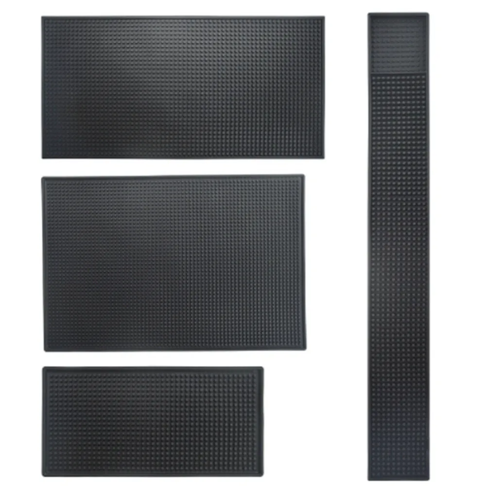 Bar Rubber Mat Service Spill Mat Rubber Bar Mat Glass Drip Tray Beer