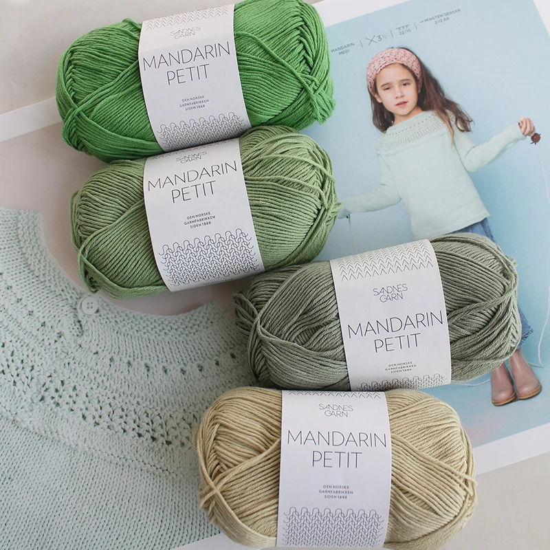 1*50g Sandnes Garn Petit 100% Cotton Handknitting Yarn For Sweaters - Yarn - AliExpress