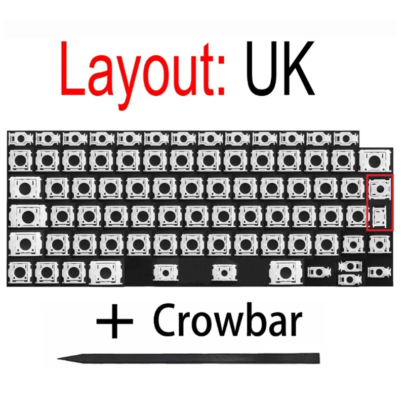 Kit De Réparation Charnières Butterfly Pour Clavier MacBook Air A2179 A2337 M1 (2020-2021) - Clip Papillon Et Capuchon De Touche