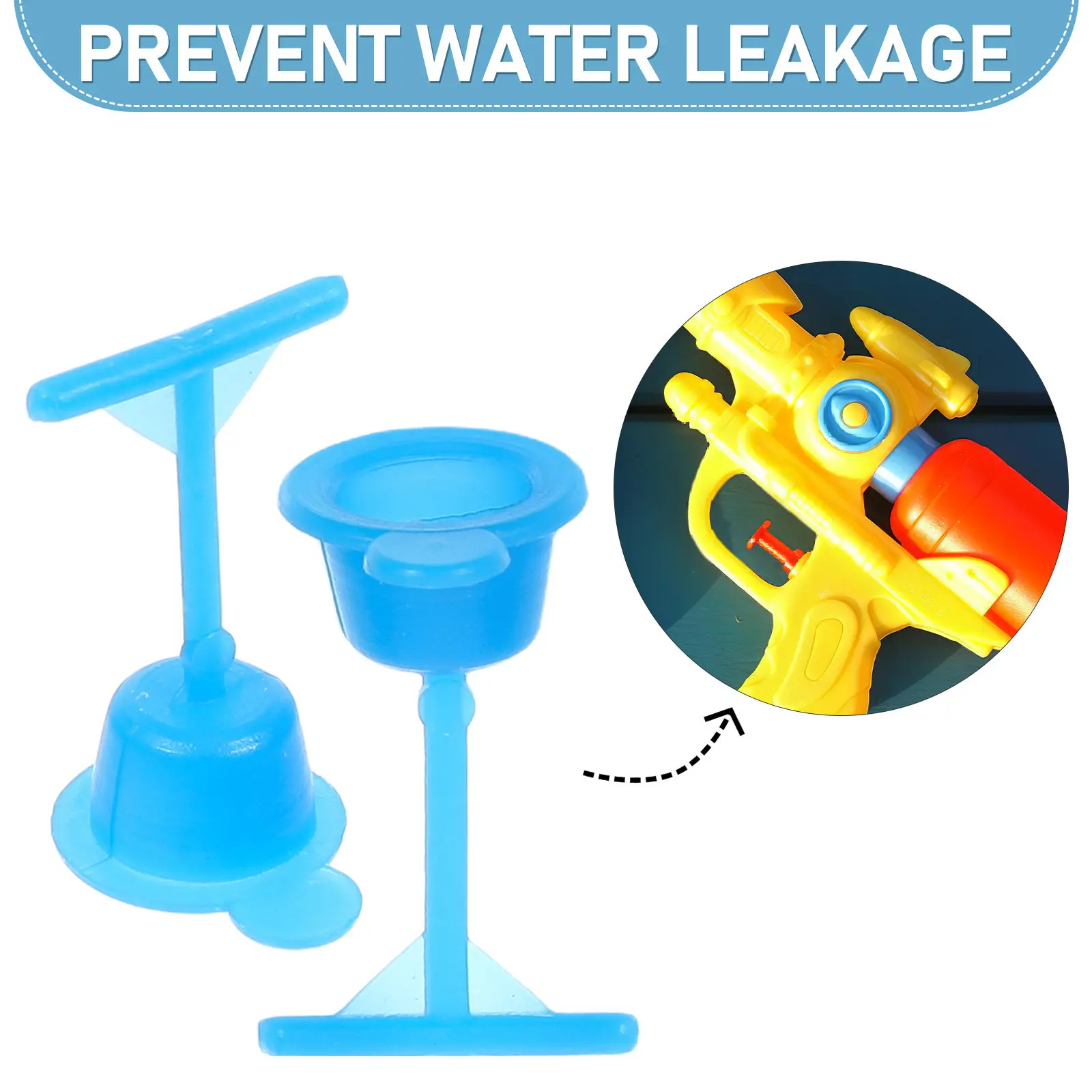 200Pcs 워터 슈터 플러그 수리 교체 프레스형 미니 트리거 액세서리 야외 물놀이 부품 풀 장난감