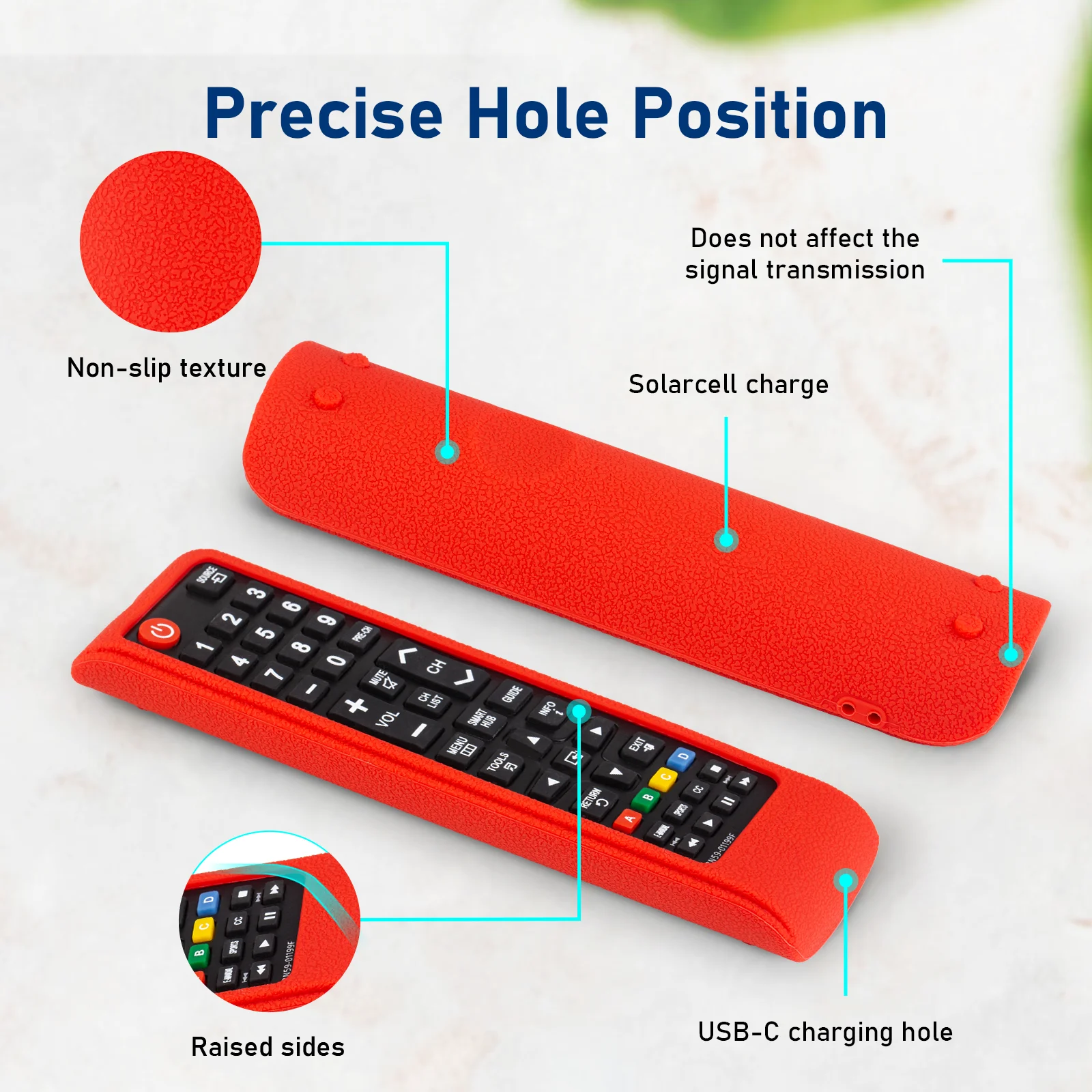 Silicone Remote Case - Skin-Friendly and Dust-Proof