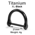 Ti 21mm Buckle Black