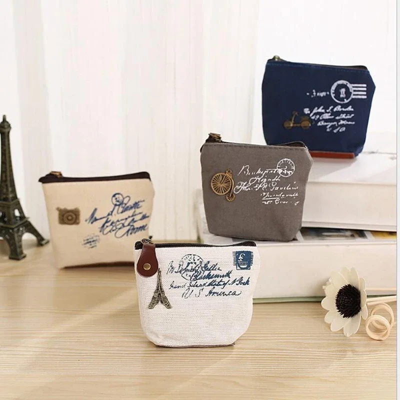 

Vintage Coin Purses Women Wallet Small Landscape Credit Card Holder Key Money Bags for Ladies Purse Kids Children Zipper Pouch
