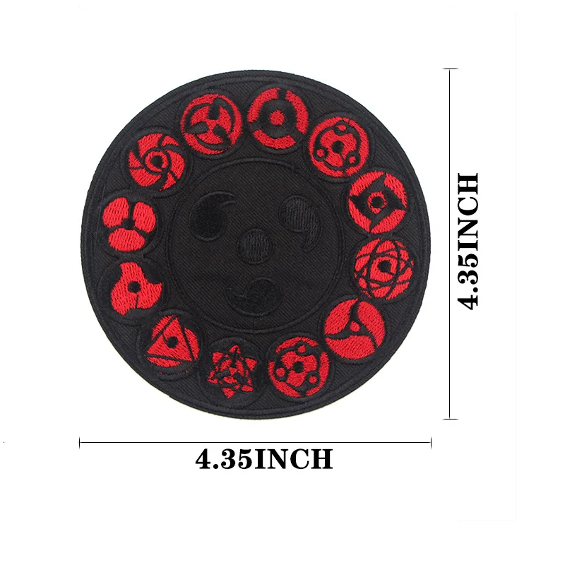 Patch Bordado Naruto Uzumaki Aldeia Da Folha Akatsuki Uchiha