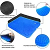 Gel Seat Cushion Double Thick Egg Gel Summer Cushion for Pressure Relief Breathable Chair Pad Car Seat Office Chair Soft Cushion 3