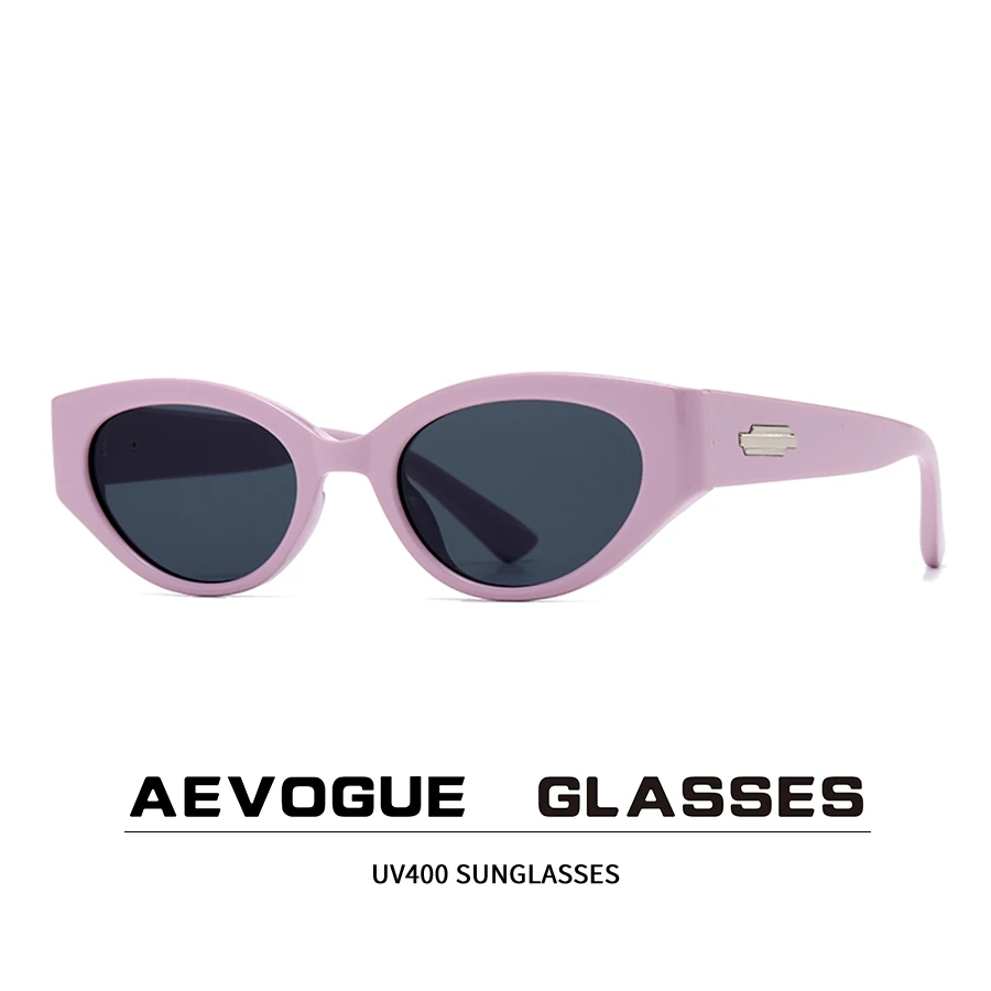 AEVOGUE 2023 Women Retro Cat Eye Sunglasses Lady Outdoor Shades Sunglasses Glasses UV Sunglasses AE1543