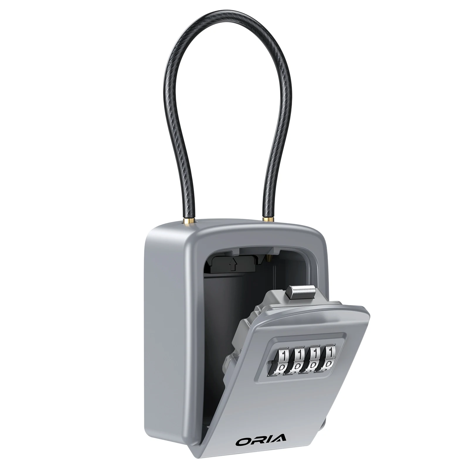 SecureLock Waterproof Key Safe with Removable Chain and 4-Digit Combination