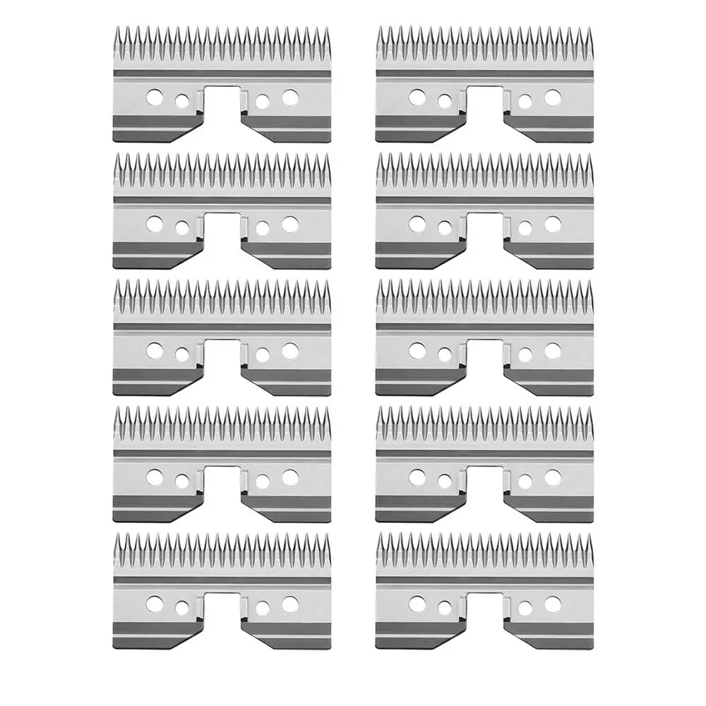 10 Pz/Lotto Lame Di Ricambio In Metallo Per Andis Oster Wahl Km A5 Series Fast Feed Clipper A5 Grooming Clippers Lama Mobile