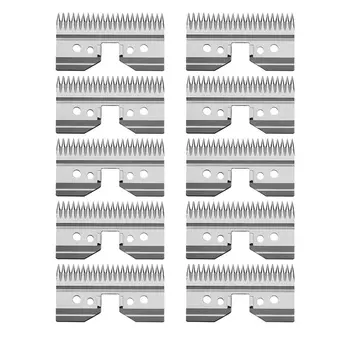 Lote de cuchillas de repuesto de Metal para Andis Oster Wahl KM A5 Series, cortadora de alimentación rápida A5, cortadora de aseo, cuchilla móvil, 10 Uds.