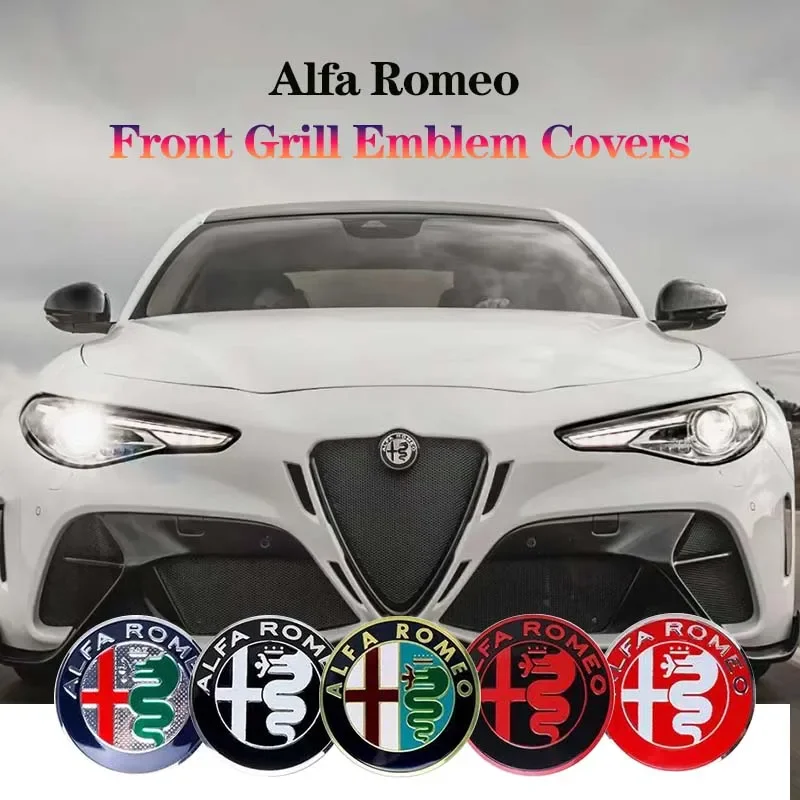 Alfa Romeo Front Hood Badge Emblem – Metal Logo For 147, 159, GT, Mito, 166, 156 (OEM B400130134) - View #5