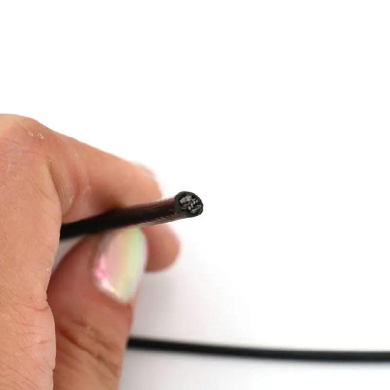 10Meters 0.8/1/1.2/1.5/2/2.5/3/4/5/6/8mm Flexible Soft Black PVC Coated 304 Stainless Steel Wire Rope Cable for Gym Machine gym accessories fitness cable pulley fitness pulley cable fitness pulley gym workout rope