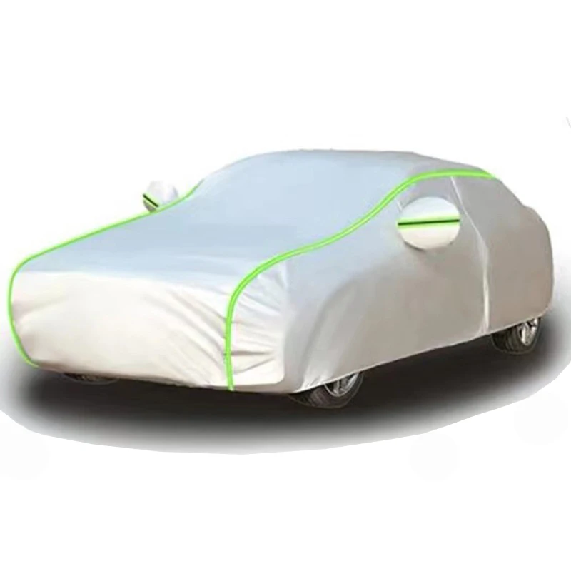 

Car Covers Silver Waterproof Single layer Oxford cloth Sun Protection Cover For Bmw Mercedes Benz Honda Ford Cadillac Lexus
