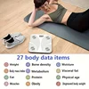 1pc Smart body composition scale with LED display and smartphone application - precise measurement of weight and fat 3