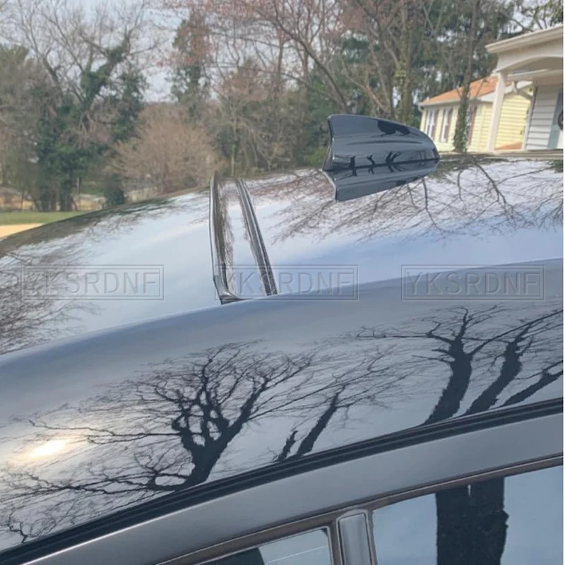 리어윙 창문 지붕 스포일러, 닷지 챌린저 차저 SRT SXT R/T 용, 광택 블랙 추구, 2015 2019 새로운 디자인