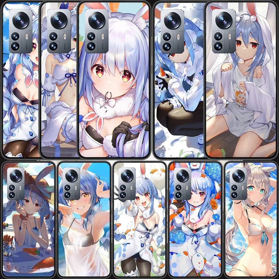 Usada Pekora Holovive Custodia Per Telefono Anime Per Xiaomi Mi 13 12 11T 10T 12T Pro 12X 11I 11 Ultra 10 Lite 5G 9 8 6X 5X A1 A2 Cover Cap