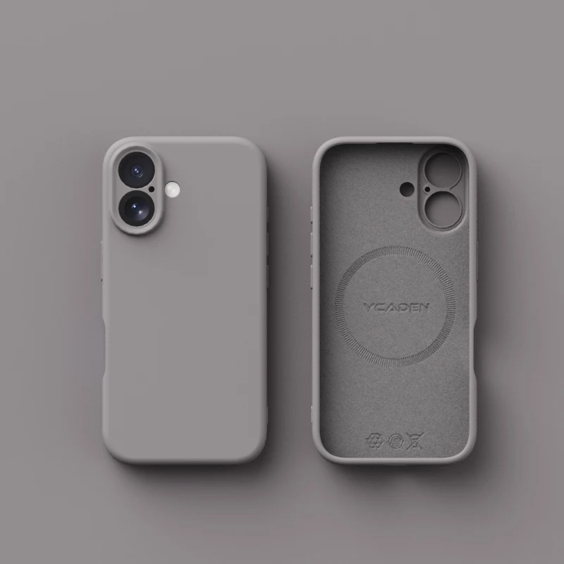 Original Liquid Silicone For Magsafe Magnetic Case For iPhone 17Air 16E 16 Plus 15 14 13 12 17 Pro Max Soft Matte Candy Cover 5