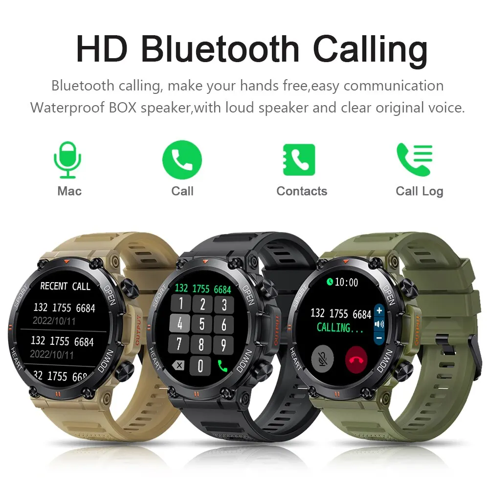 Smart Watch Outdoor Fitness 1.39 Inch IPS Display Bluetooth Call 100+ Sport  Modes 24H Health Monitor Smartwatch men Waterproof - AliExpress