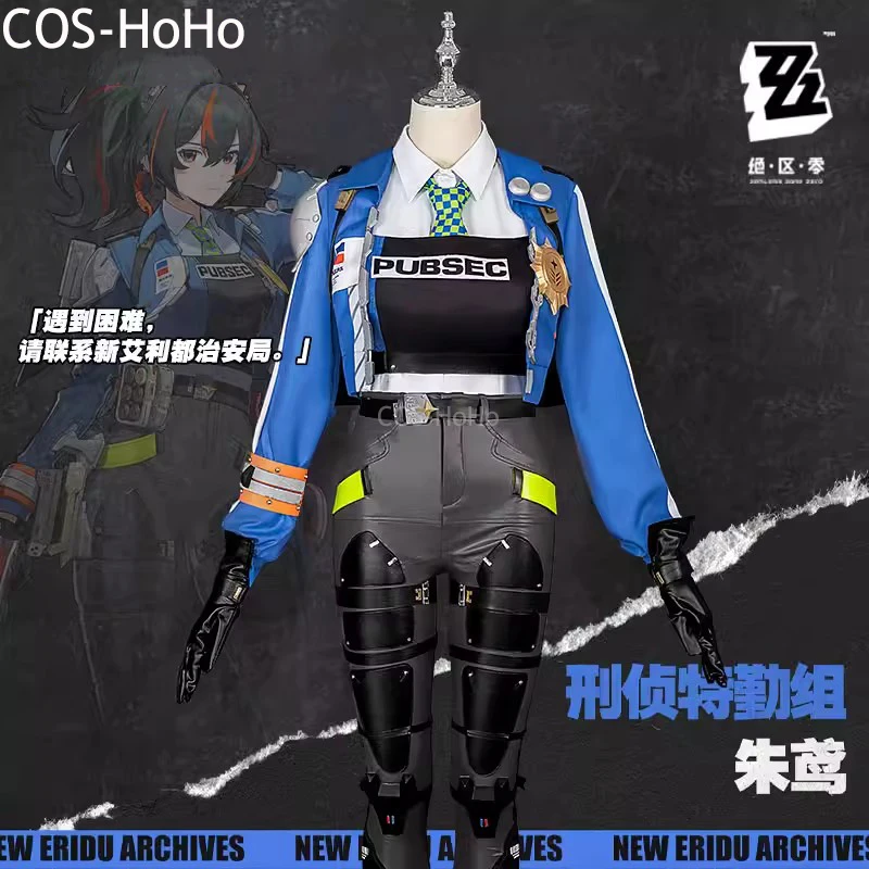 

Костюм для косплея COS-HoHo Zenless Zone Zero Zhu Yuan, крутая униформа, костюм для Хэллоуина, карнавала, Женский костюм для ролевых игр