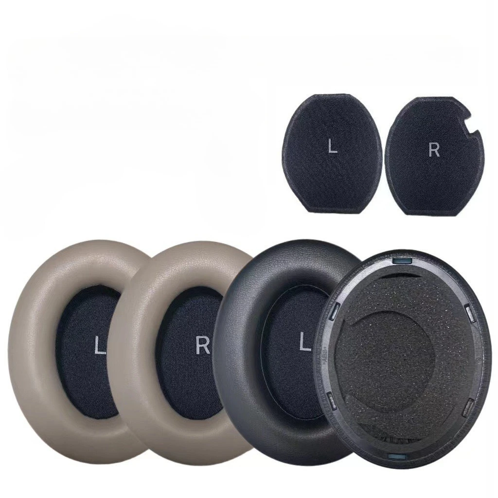 Replacement Foam Ear Pads for Sennheiser MOMENTUM 4.0 Wireless Series Headphones memory foam Earpads Protein Leather