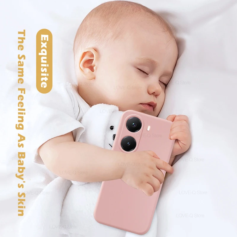Luxury Liquid Silicone Shockproof Phone Case - Soft Back Cover