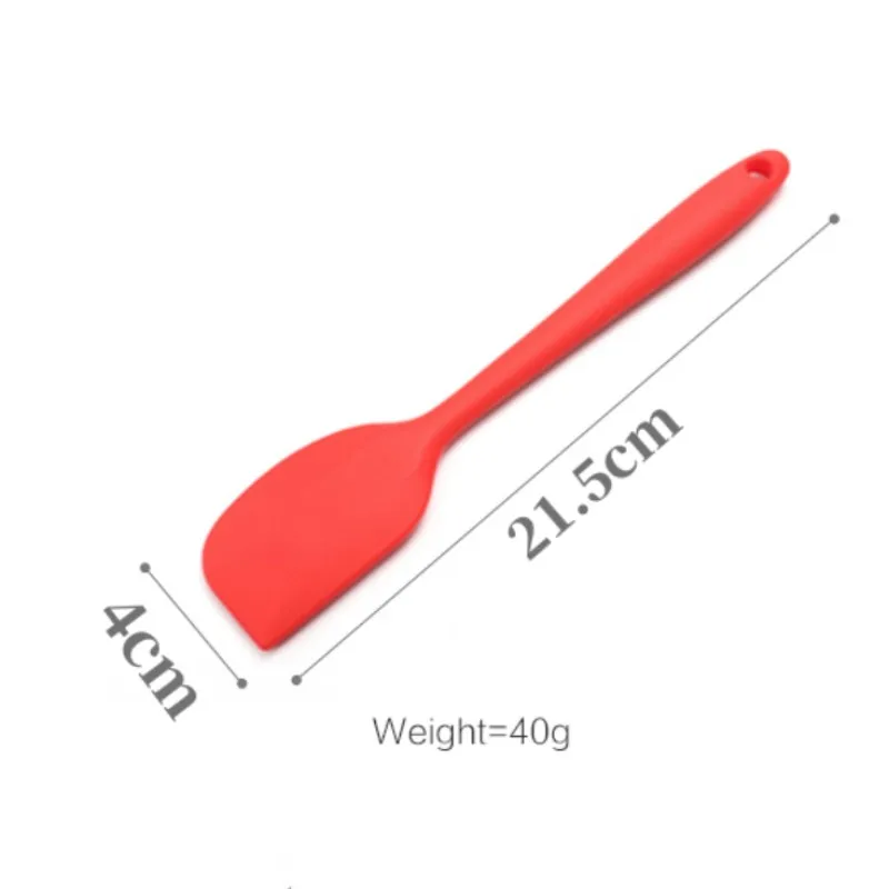 Silicone Kitchen Utensils Kitchen Utensils Silicone Spatula Baking Spatula 1pcs Kitchen Silicone Cream Butter Cake Spatula Mixing Batter Scraper Brush Butter Mixer Cake Brushes Baking Kitchen Tools