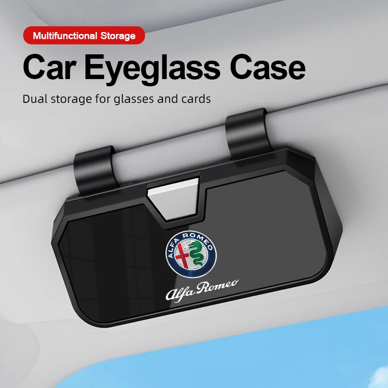Car Sun Visor Sunglasses Organizer Box - Premium Vehicle Accessory