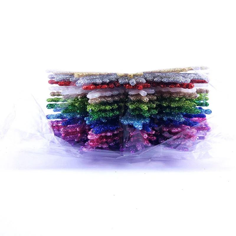 Christmas Ornaments Winter Snow Decoration Plastic Snow Flakes Window Mounting Accessories