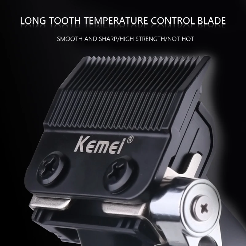Kemei KM-2296 Professional Hair Clipper for Men Hair Cutting Machine with Seat Charger Trimmer Machine Haircut