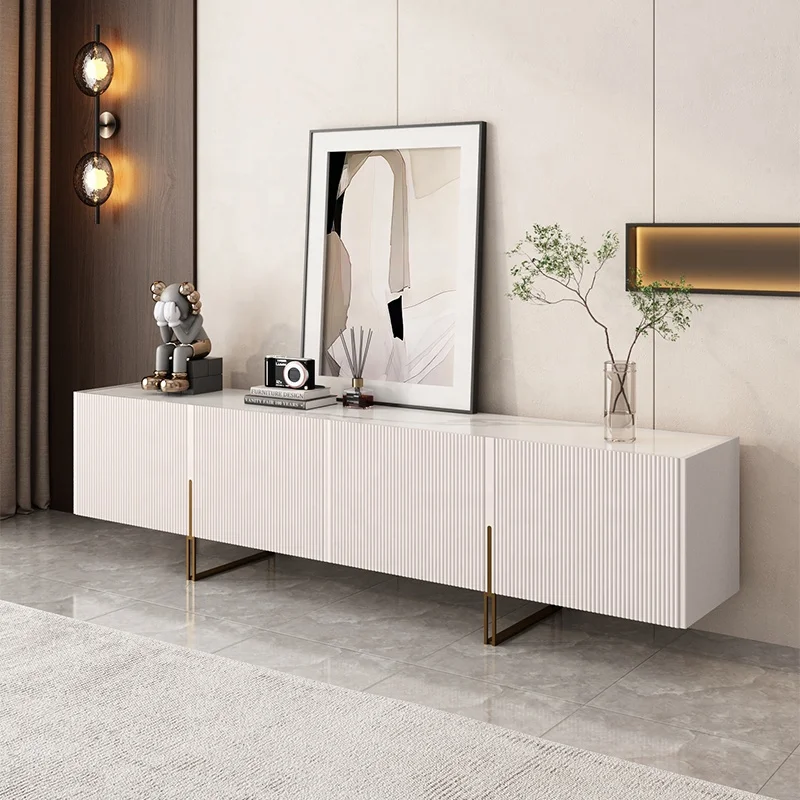 

custom，Modern Marble TV Stands Living Room And TV Cabinets Metal TV Stands