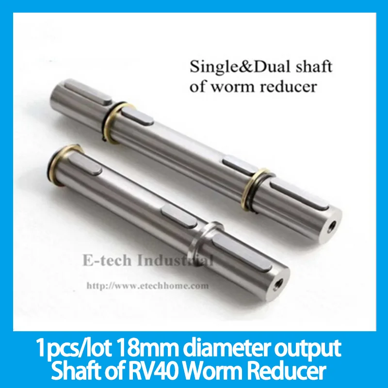 Diâmetro do Eixo de Saída Rv40 Worm Redutor Peças Lote 18 mm
