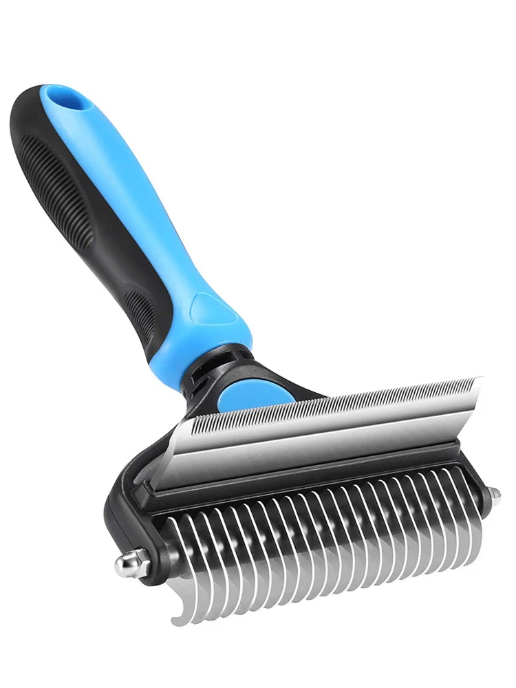 Professional 2in1 Pet Comb Dog Cat Brush Doublesided Puppy Grooming