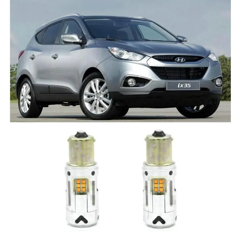 

For HYUNDAI ix35 LM, EL, ELH Front Rear Turn Signal Light auto Led light bulbs Car Lights Error Free canbus 100% 2pc