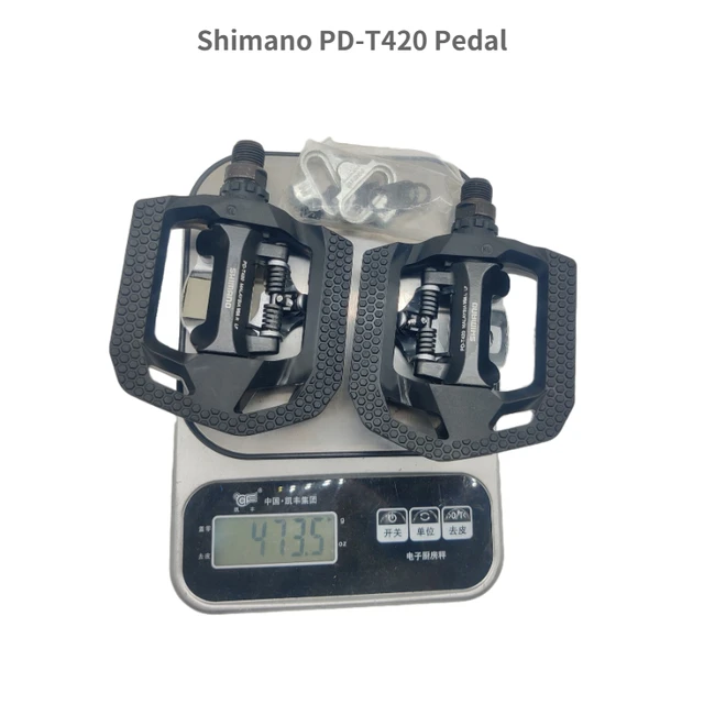 Pedales Bicicleta Shimano Pd-t421 Mtb Chocles Mtb Doble Proposito