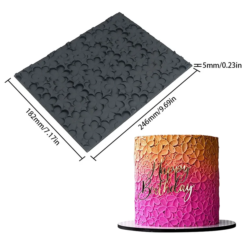 Reusable Silicone Baking Mold for Decorative Pastries and Desserts