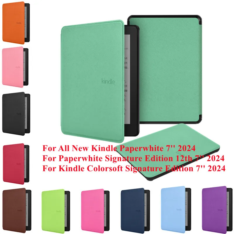 Colorsoft Signature Edition 7 Kindle Paperwhite Protective Case with Auto Sleep/Wake Feature