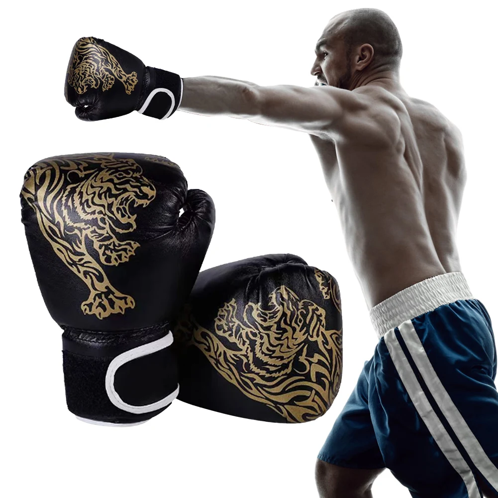 Boxing Gloves Breathable Sanda Boxing Gloves Comfortable Fighting Taekwondo Mitts Punching Training Gloves for Training Sandbag