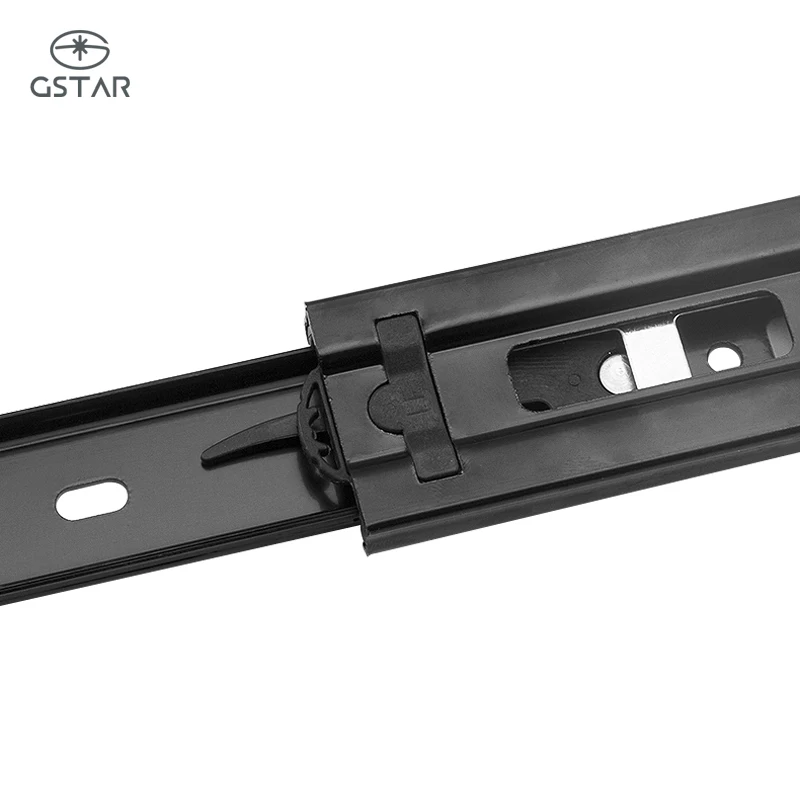 Push to Open Drawer Slides Full Extension Handleless Side Mount Ball Bearing Track Guide Runners Telescopic Drawer Pocket Slides