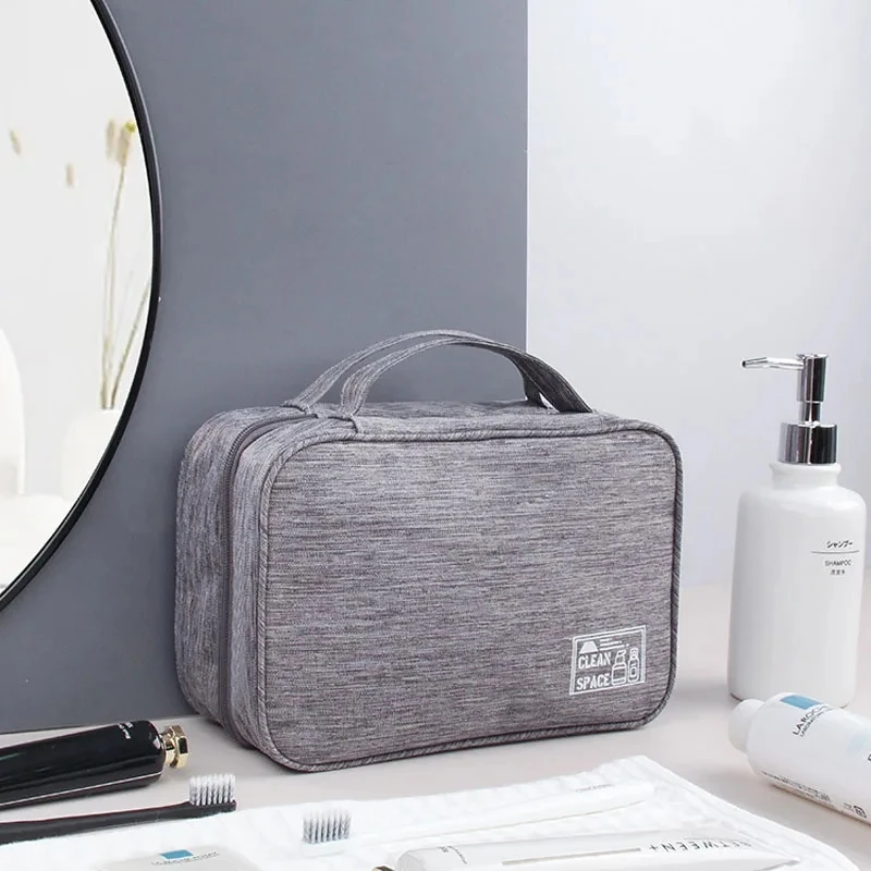 1pc Multi-Functional Travel Makeup Bag For Women Foldable Toiletry Bag Dry Wet Separation  Cosmetic Washing Storage Bag Girls 6