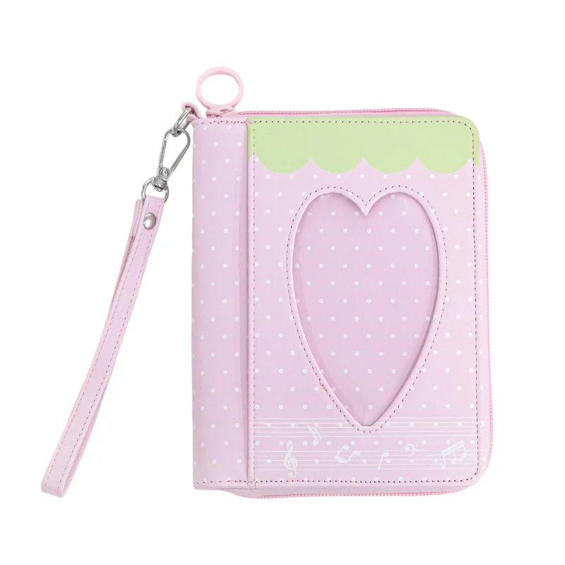 1PC Borsa Porta Passaporto con Motivo a Onde e Fragole, Portafoglio da Viaggio con Clip per Passaporto, Borsa Integrata per la Conservazione, Porta Carte Multifunzionale - immagine 5