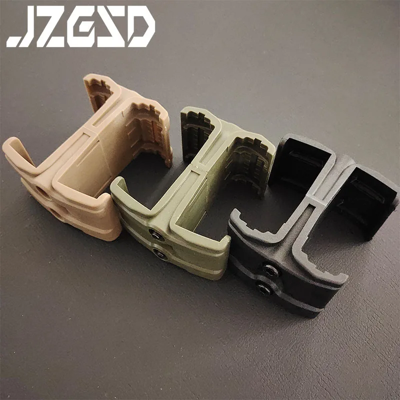 Tactical Gun Rifle Dual Magazine Coupler Link Clip for AK AR15 M4 AK MP5 MP7 Airsoft Mag