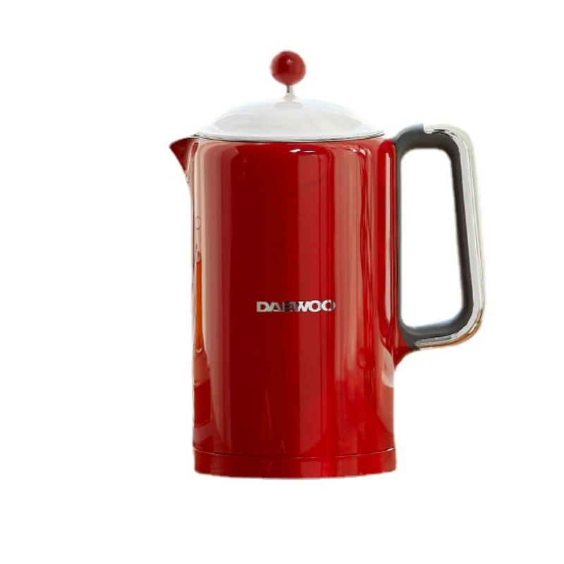 Retro Red Intelligent Touch Electric Kettles Double Mode Boiling Water Automatic Insulation Stainless Steel 1.5L Kettle Electric 6