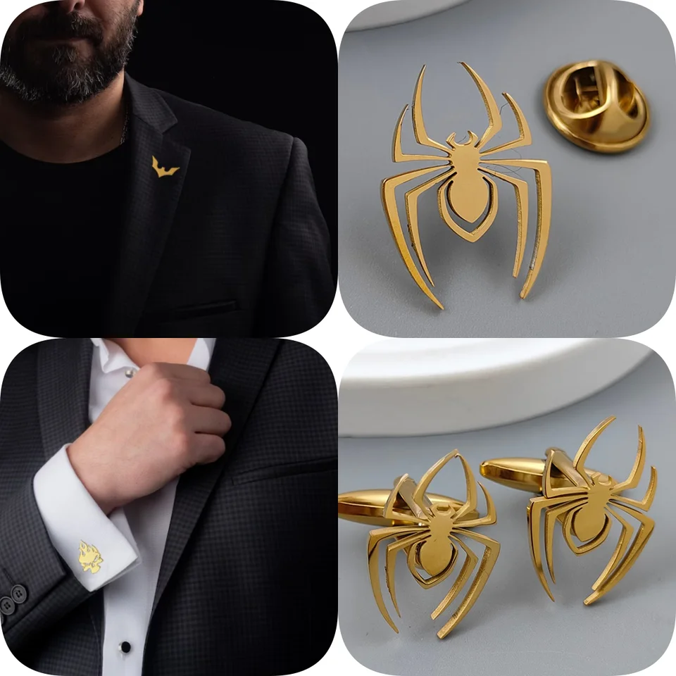 Spilla Ragno Gotico In Argento Con Perle Edison - Gioielli Moda Per Donne, Accessori Halloween Vittoriano