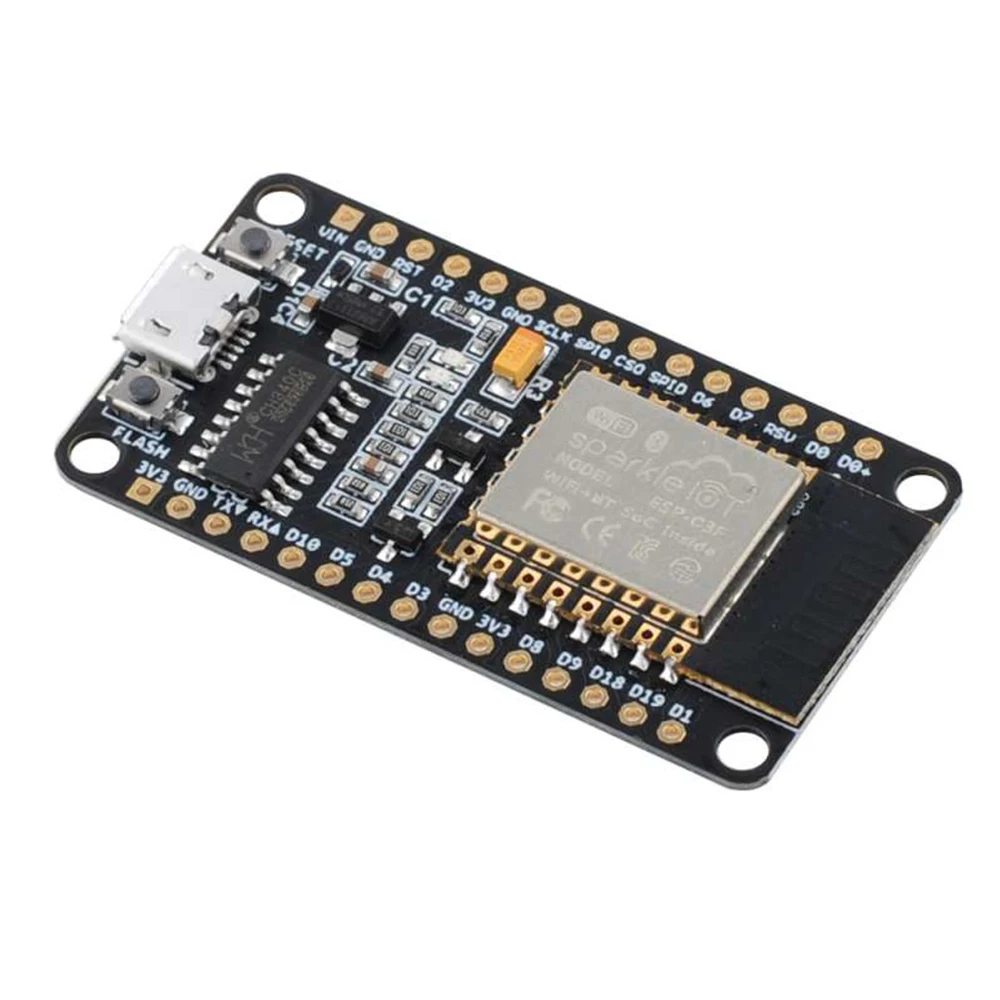 스마트 IOT 프로젝트용 NiceMCU-C3F V1.0 ESP32-C3 와이파이 블루투스 개발 보드, 32 비트 RISC-V 싱글 코어 프로세서, 4MB 플래시