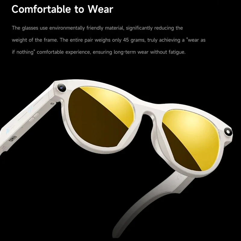 Ai Glasses Camera 200w HD Pixel Video Recording Hd Shooting Voice Assistant Real-timetranslation Intelligent Recognition 6