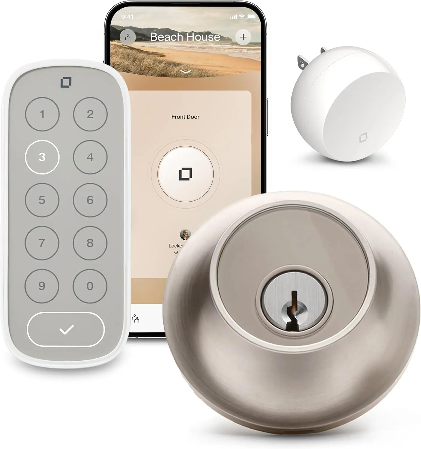

Level Lock Connect WiFi Smart Lock & Keypad for Keyless Entry - Control Remotely from Anywhere - Weatherproof - Works with iOS